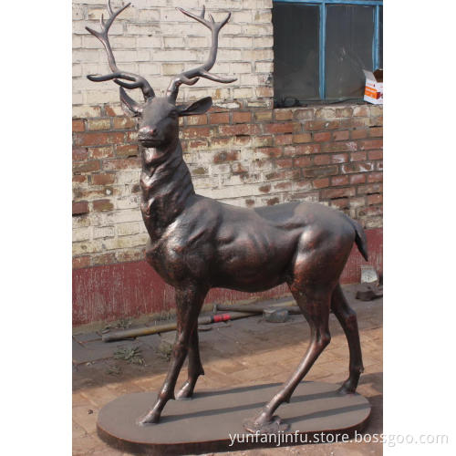 cast iron stag animal cast iron animal banks